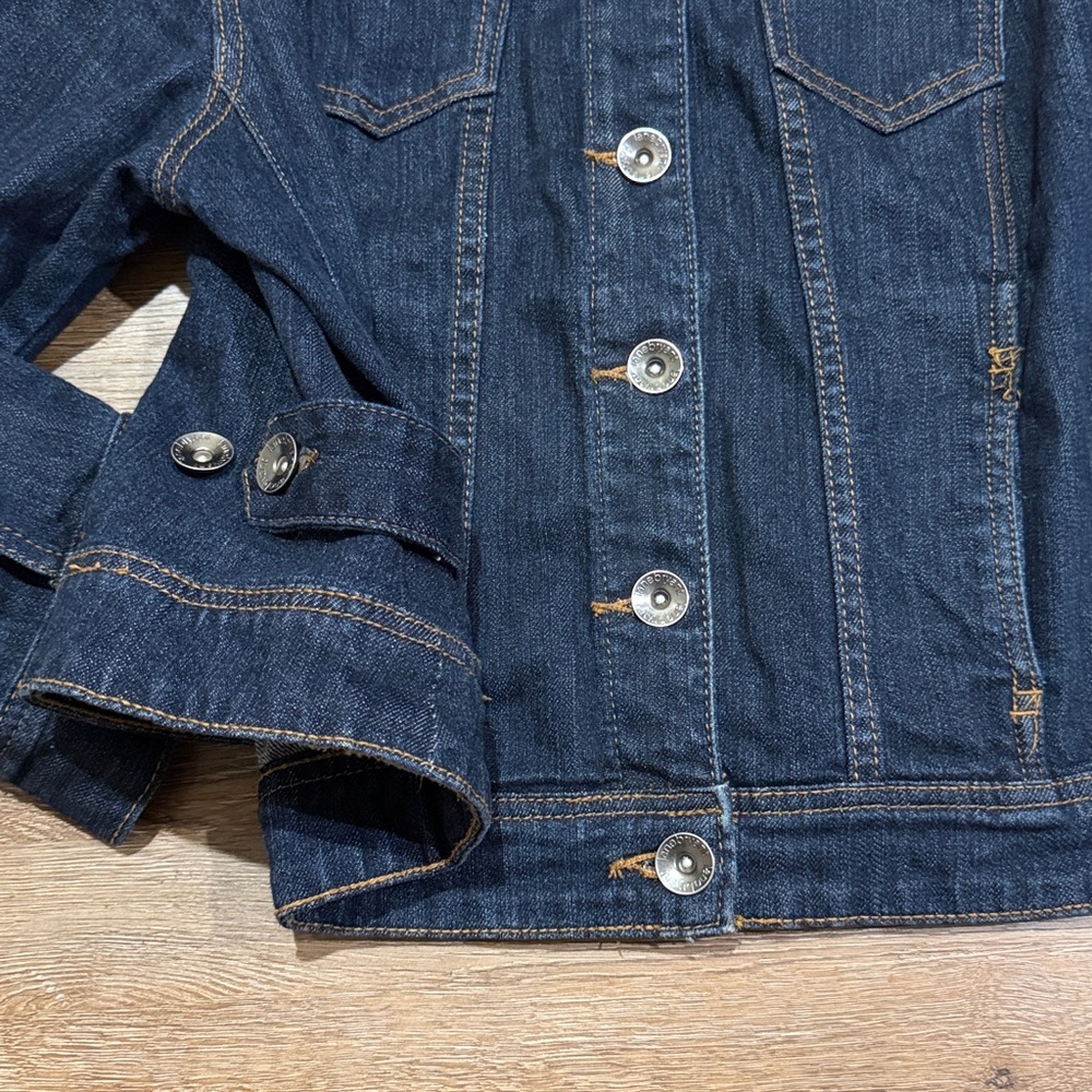 Lane Bryant Dark Blue Denim Jacket - Picture 4 of 6